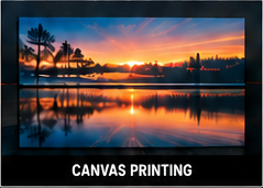 Canvas printing example from supplied storefront