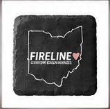 Engraved Slate from Fireline storefront design