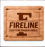 Engraved Wood Plaques from Fireline storefront design