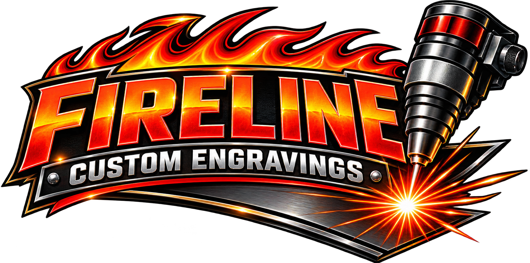 Fireline Custom Engravings logo