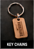 Custom keychain from supplied storefront